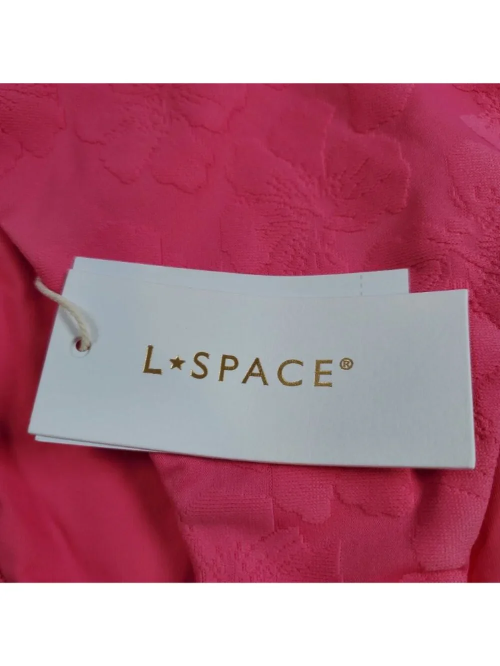 L*Space Mercer Classic Bikini Bottom Size XL NWT Swimwear Low Waist Pink